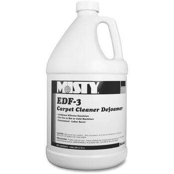 Misty EDF-3 Carpet Cleaner Defoamer, 1 gal. Bottle