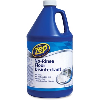 Zep Commercial No-Rinse Floor Disinfectant, 1 gal Bottle
