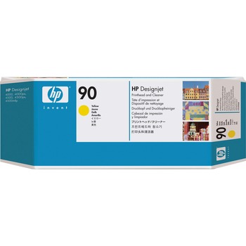 HP 90, (C5057A) Yellow Printhead &amp; Cleaner