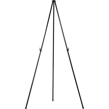 MasterVision Instant Easel, 61 1/2&quot;, Black, Steel, Heavy-Duty