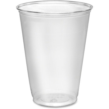 SOLO Cup Company Tall Cups, 10 oz, PET, Ultra Clear, 50/Pack