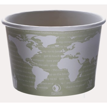 Eco-Products World Art Renewable &amp; Compostable Food Container - 16oz., 25/PK, 20 PK/CT