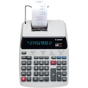 Canon P170-DH-3 Printing Calculator, Black/Red Print, 2.3 Lines/Sec