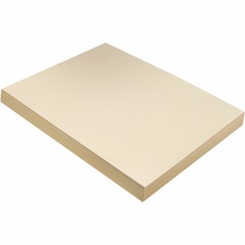 Pacon Medium Weight Tagboard, 9&quot; x 12&quot;, Manila, 100 Sheets/Pack