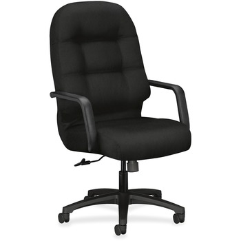 HON Pillow-Soft 2090 Series Executive High-Back Swivel/Tilt Chair, Black