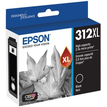 Epson T312XL120S, Ink, Black, 500 Page-Yield