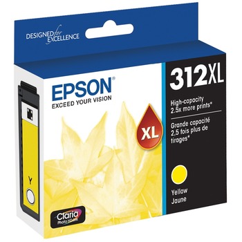 Epson&#174; T312XL420S, Ink, Yellow, 830 Page-Yield