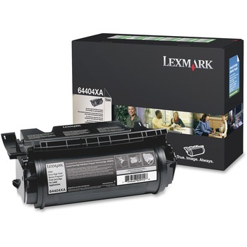 Lexmark 64404XA Extra High-Yield Toner, 32000 Page-Yield, Black