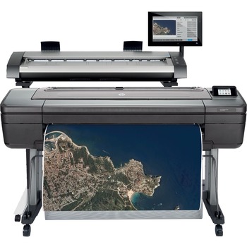 HP DesignJet HD Pro Multifunction Printer, 44&quot;, Copy/Print/Scan, Black/Gray