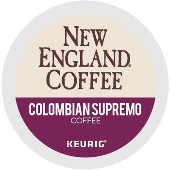 New England Coffee Colombian Supremo K-Cup&#174; Pods, 24/BX