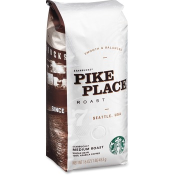 Starbucks Whole Bean Coffee, Pike Place Roast, 1 lb. Bag