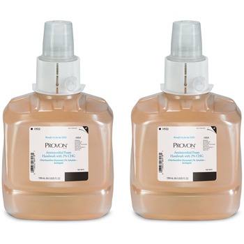 PROVON LTX-12™ Antimicrobial Foam Handwash with 2% CHG Refill, 1200 mL, 2/CT
