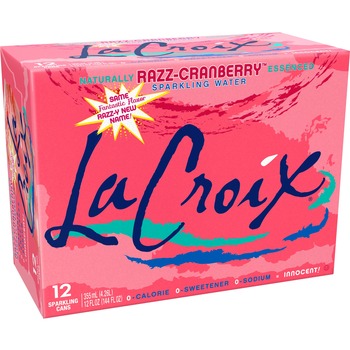 LaCroix Sparkling Water, Cran Raspberry, 12 oz. Can, 24/CT