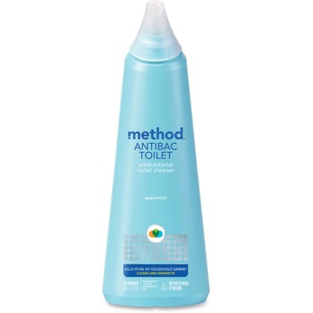 Method Antibacterial Toilet Cleaner, Spearmint, 24 oz. Bottle, 6/Carton