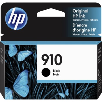 HP 910 Ink Cartridge, Black (3YL61AN)