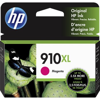 HP 910XL Ink Cartridge, Magenta (3YL63AN)