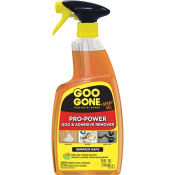 Goo Gone Pro-Power Cleaner, Citrus Scent, 24 oz Bottle, 4/Carton