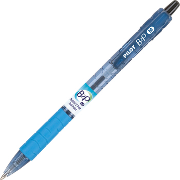 Pilot B2P Bottle-2-Pen Recycled Retractable Ball Point Pen, Black/Blue, 1 mm, 36/Pack