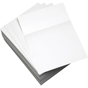 Domtar Custom Cut-Sheet Copy Paper, 92 Bright, 24 lb, 8.5&quot; x 11&quot;, White
