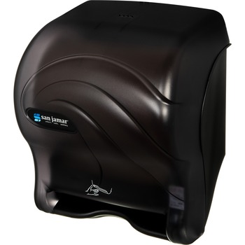 San Jamar Oceans Smart Essence Electronic Towel Dispenser,14.4hx11.8wx9.1d, Black, Plastic