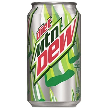 Mountain Dew Diet Citrus, 12 oz Soda Can, 12/Pack
