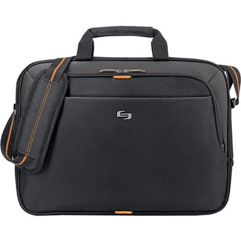 Solo Urban Slim Brief, 15.6&quot;, 16 3/4 x 1 3/4 x 11 3/4, Black