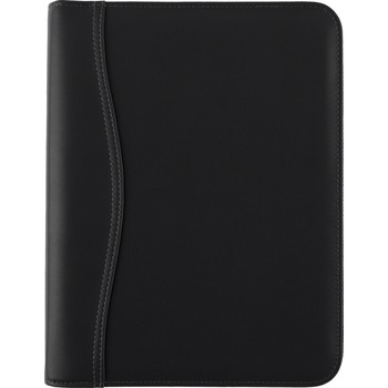 AT-A-GLANCE Black Leather Starter Set, 8.5 x 5.5, Black