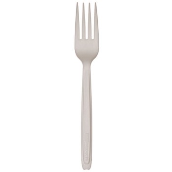Eco-Products Cutlery for Cutlerease Dispensing System, Fork, 6&quot;, White, 960/Carton