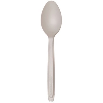 Eco-Products Spoon, Plastic, 6&quot; L, White, 960 Spoons/Carton