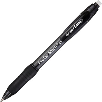 Paper Mate Profile Mechanical Pencils, 0.7 mm, HB (#2), Black Lead, Black Barrel, 36/Pack