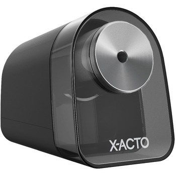 X-ACTO XLR Office Electric Pencil Sharpener, AC-Powered, 3&quot; x 5.5&quot; x 4&quot;, Charcoal Black