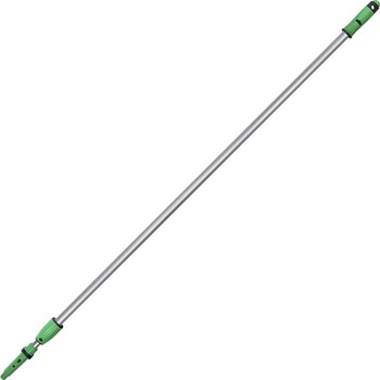 Unger Opti-Loc Aluminum Extension Pole, 13ft, Two Sections, Green/Silver