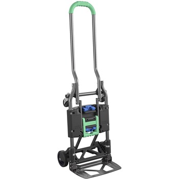 Cosco 2-in-1 Multi-Position Hand Truck and Cart, 16 5/8 x 12 3/4 x 49 1/4, Blue/Green