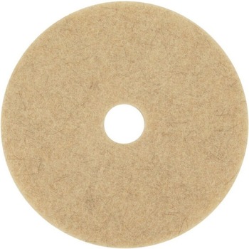 3M Ultra High-Speed Natural Blend Floor Burnishing Pads 3500, 27-Inch, Natural Tan