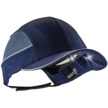 ergodyne Skullerz 8960 Bump Cap w/LED Lighting Technology, Short Brim, Navy