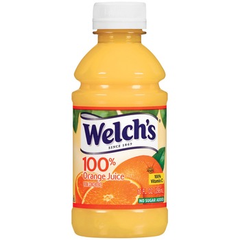 Welch&#39;s 100% Orange Juice, 10 oz., 24/Carton