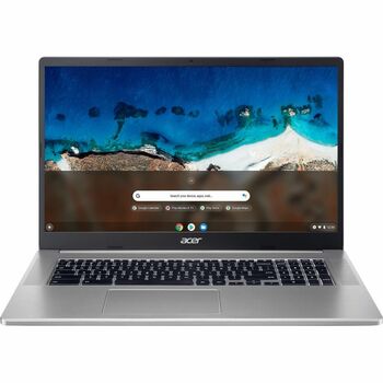 Acer Chromebook 317, 17.3&quot;, Intel Celeron N5100 Quad-core (4 Core) 1.10 GHz, 4 GB Total RAM, 32 GB Flash Memory, Sparkly Silver