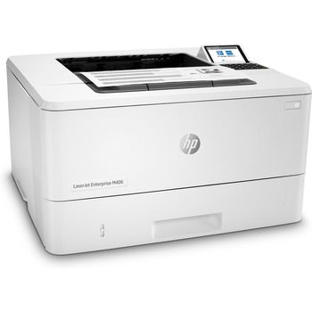 HP LaserJet Enterprise M406dn Laser Printer, Print, White