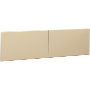 HON 38000 Series Hutch Flipper Doors For 60&quot;w Open Shelf, 30w x 15h, Putty
