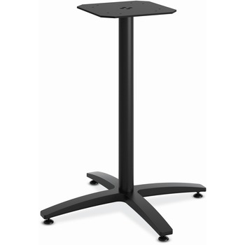 HON Between Seated-Height X-Base for 30-36&quot; Table Tops, 26.18w x 29.57h, Black