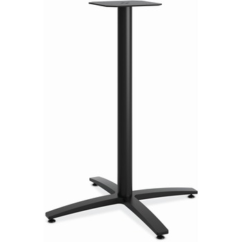 HON Between Standing-Height X-Base for 42&quot; Table Tops, 32.68w x 41.12h, Black