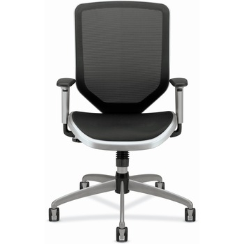 HON Boda Series High-Back Work Chair, Mesh Seat and Back, Black