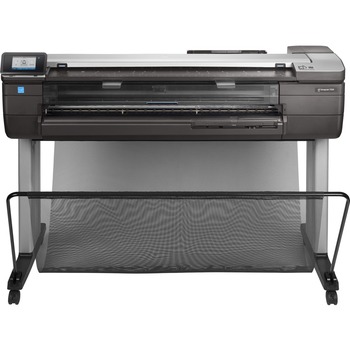 HP DesignJet T830 Format Inkjet Printer, 36&quot;, Print, White