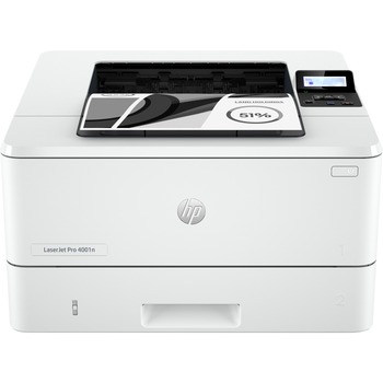HP LaserJet Pro 4001n Laser Printer, Print, White