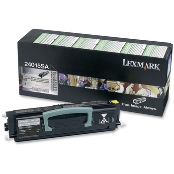 Lexmark 24015SA Toner, 2500 Page-Yield, Black