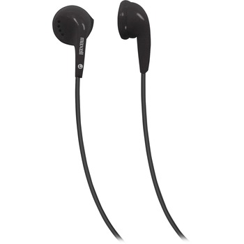 Maxell EB-95 Stereo Earbuds, Black