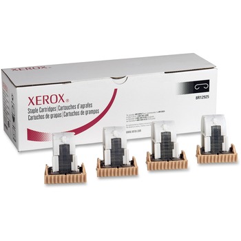 Xerox Finisher Staples for Xerox Phaser 7760, 4 Cartridges, 20,000 Staples/Pack