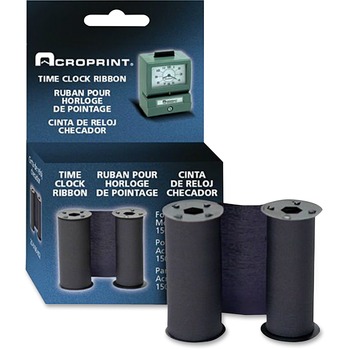 Acroprint 200106002 Print Time Recorder Ribbon, Blue