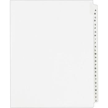 Avery Standard Collated Legal Dividers Style, Letter Size, Avery-Style, Side Tab Dividers, A-Z Tab Set