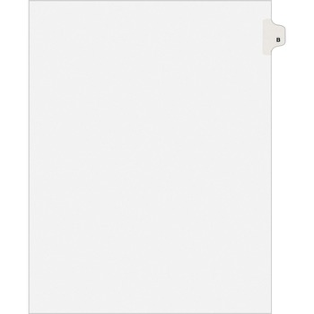 Avery Individual Legal Dividers Style, Letter Size, Avery-Style, Side Tab Dividers, B, 25/PK